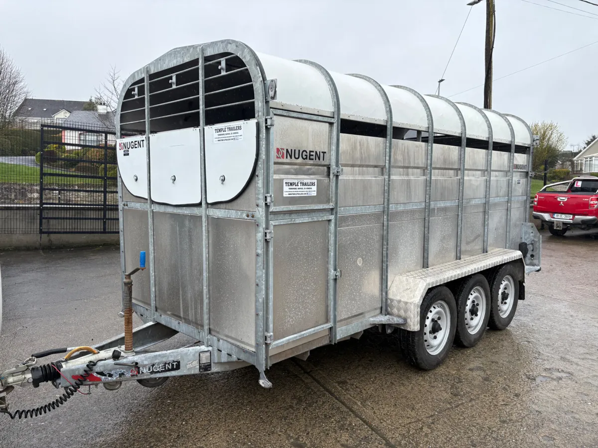 Nugent 14x6 Tri Axle Cattle Trailer - Image 3