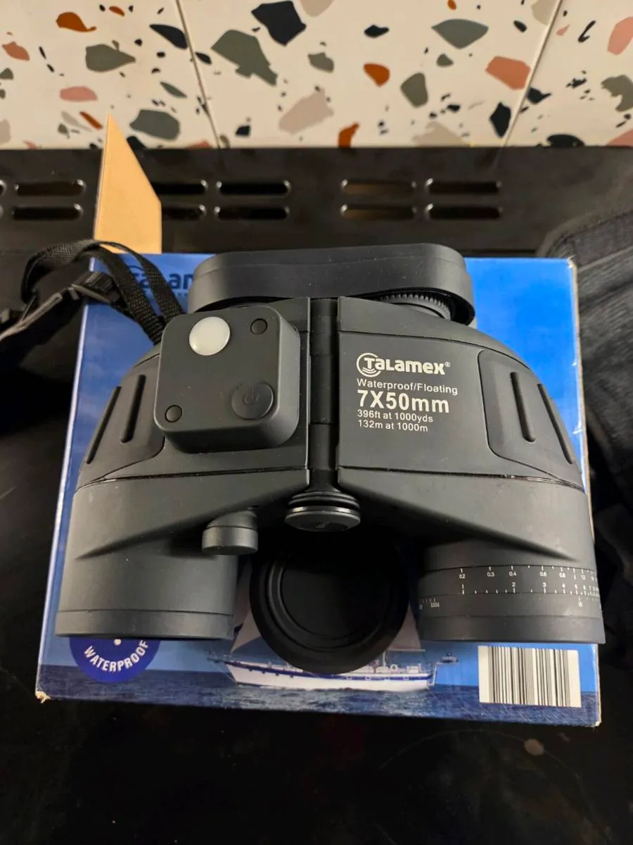Talamex binoculars 7x50 with compass - Image 3