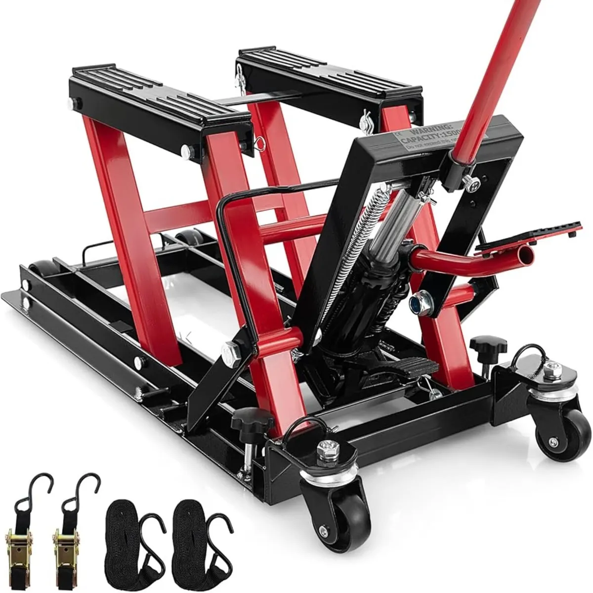 Hydraulic Motorcycle Lift Jack, 1500 LBS - Image 1