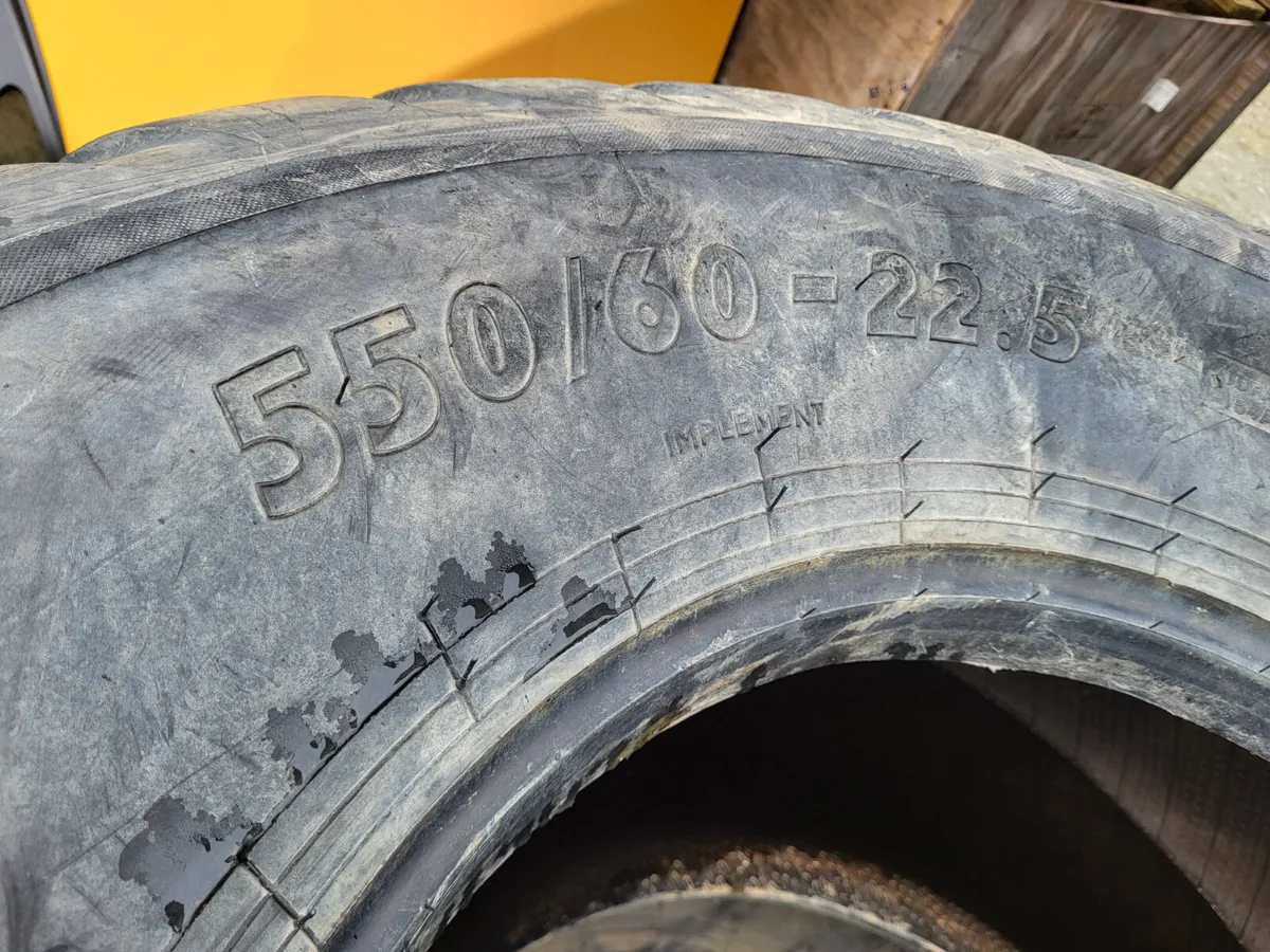 550 60 22.5 silage trailer tyres - Image 3