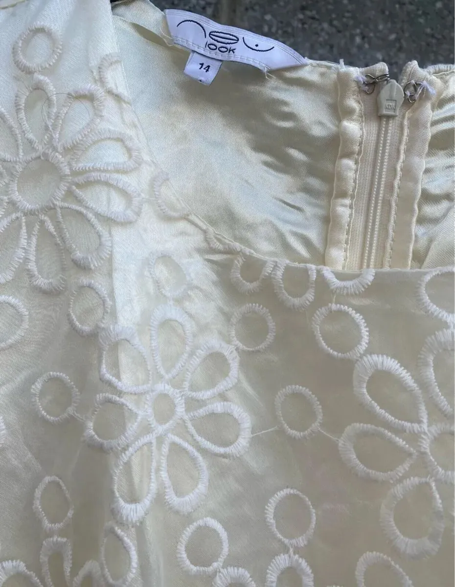 Lace Teddy Playsuit, Fully Lined, Size 14 - Image 3