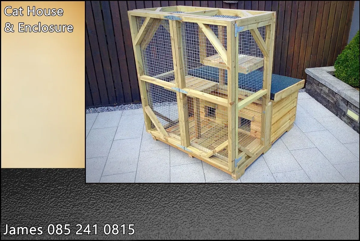 Cat House & Enclosure - Image 4