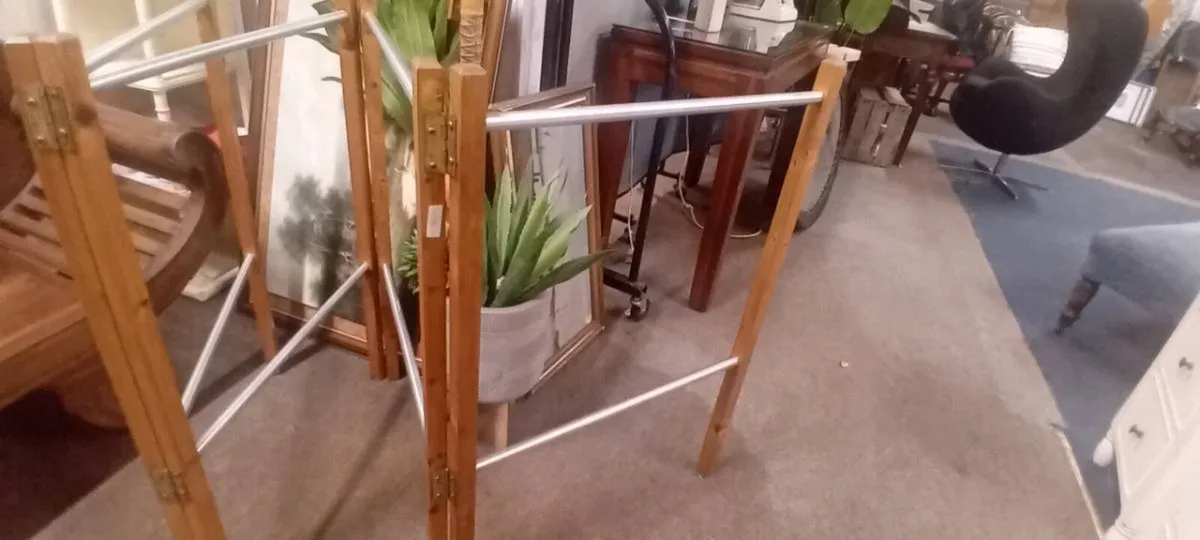 Vintage Fold Out Clothes Airer - Image 2