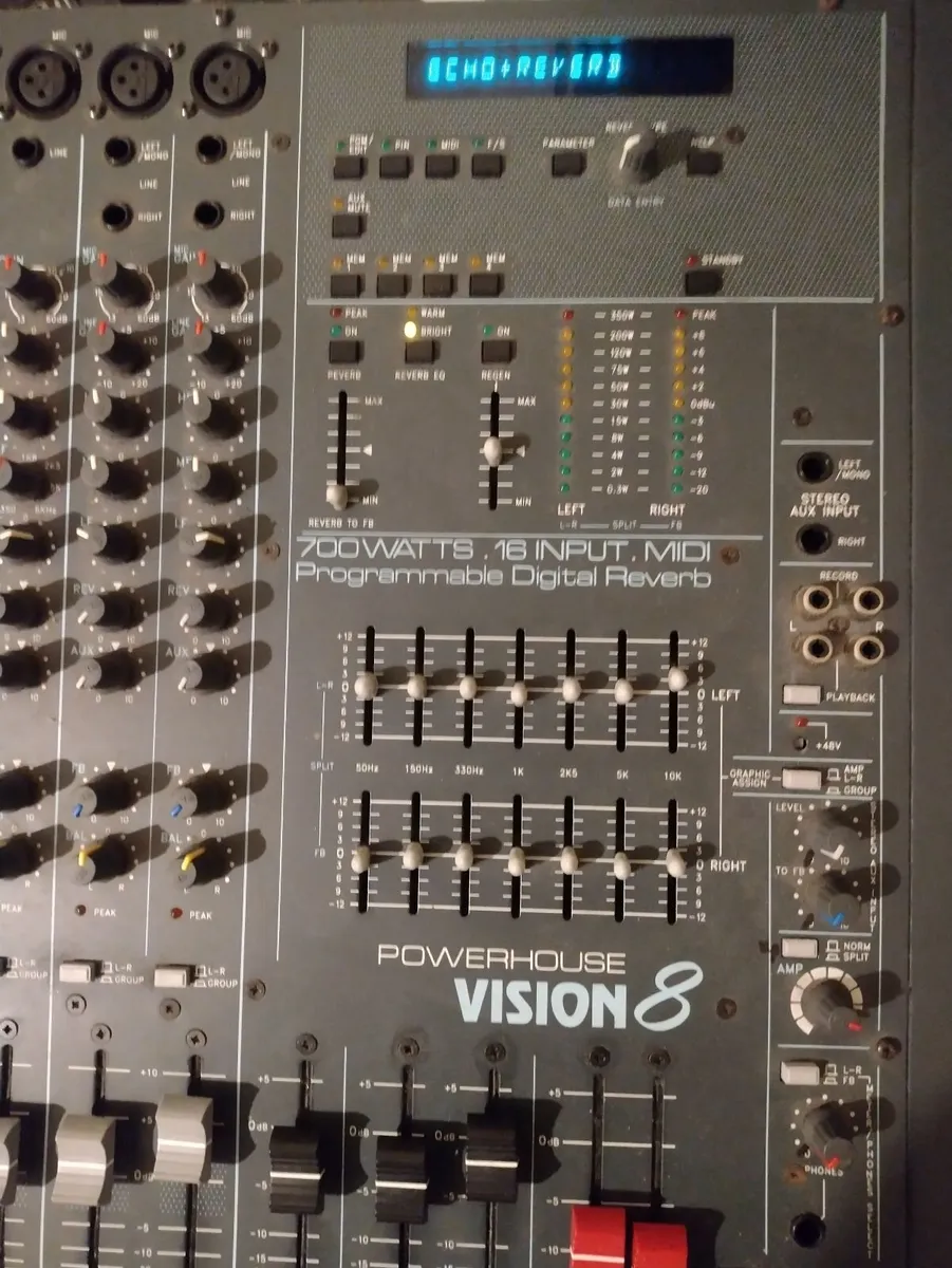 P.A. system. UP TO 16 INPUTS. - Image 1