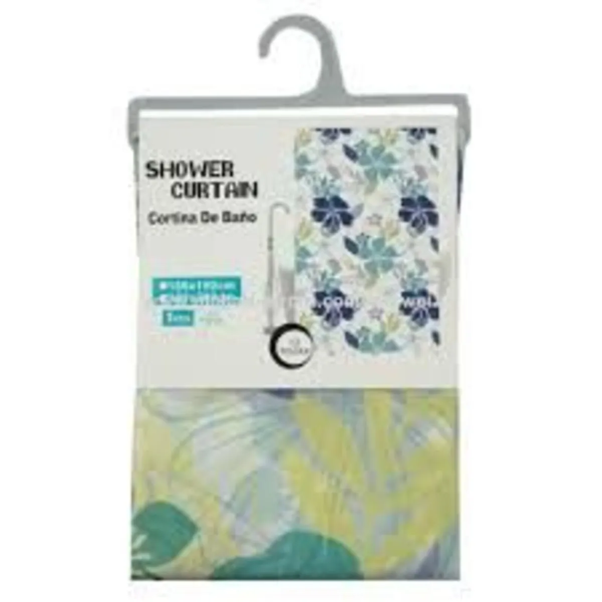 2 Sliding Shower Doors + 1 Curtain + 26 Bath Tiles - Image 2