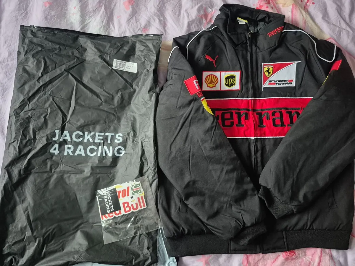 Ferrari F1 Vintage Racing Jacket - Black Edition - Image 2