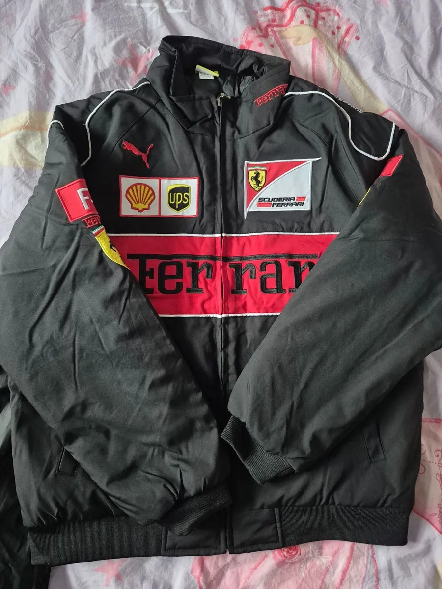 Ferrari F1 Vintage Racing Jacket - Black Edition - Image 4