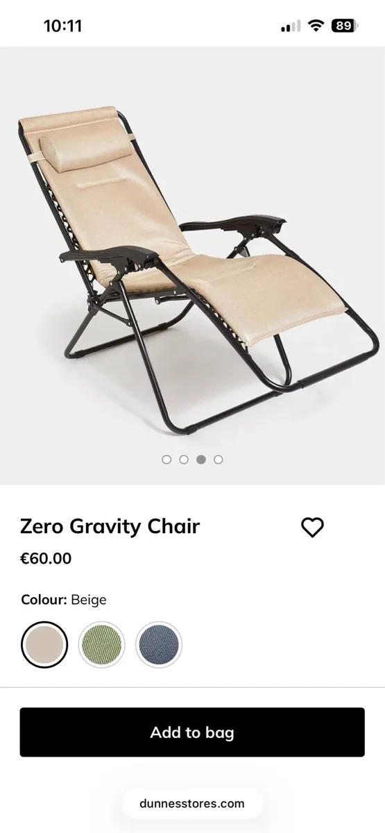 Zero Gravity Sun Lounger - Image 2