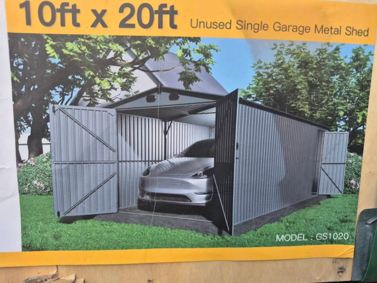 10 x 20ft Steel Shed Storage - Image 2