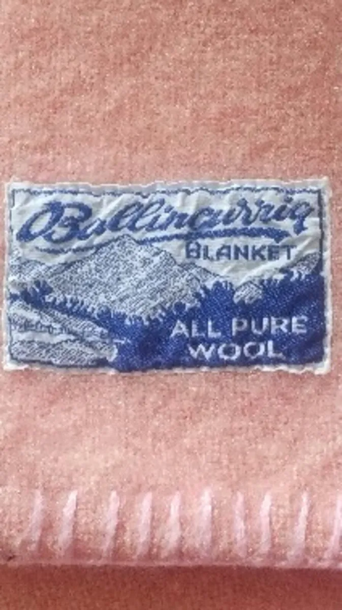 2. Vintage Ballincurrig wool Blankets - Image 1