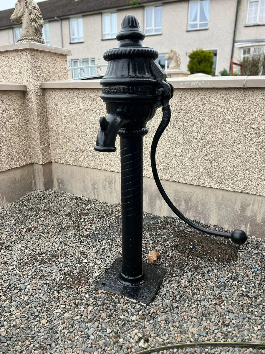 Original antique cow tail pump - Image 4