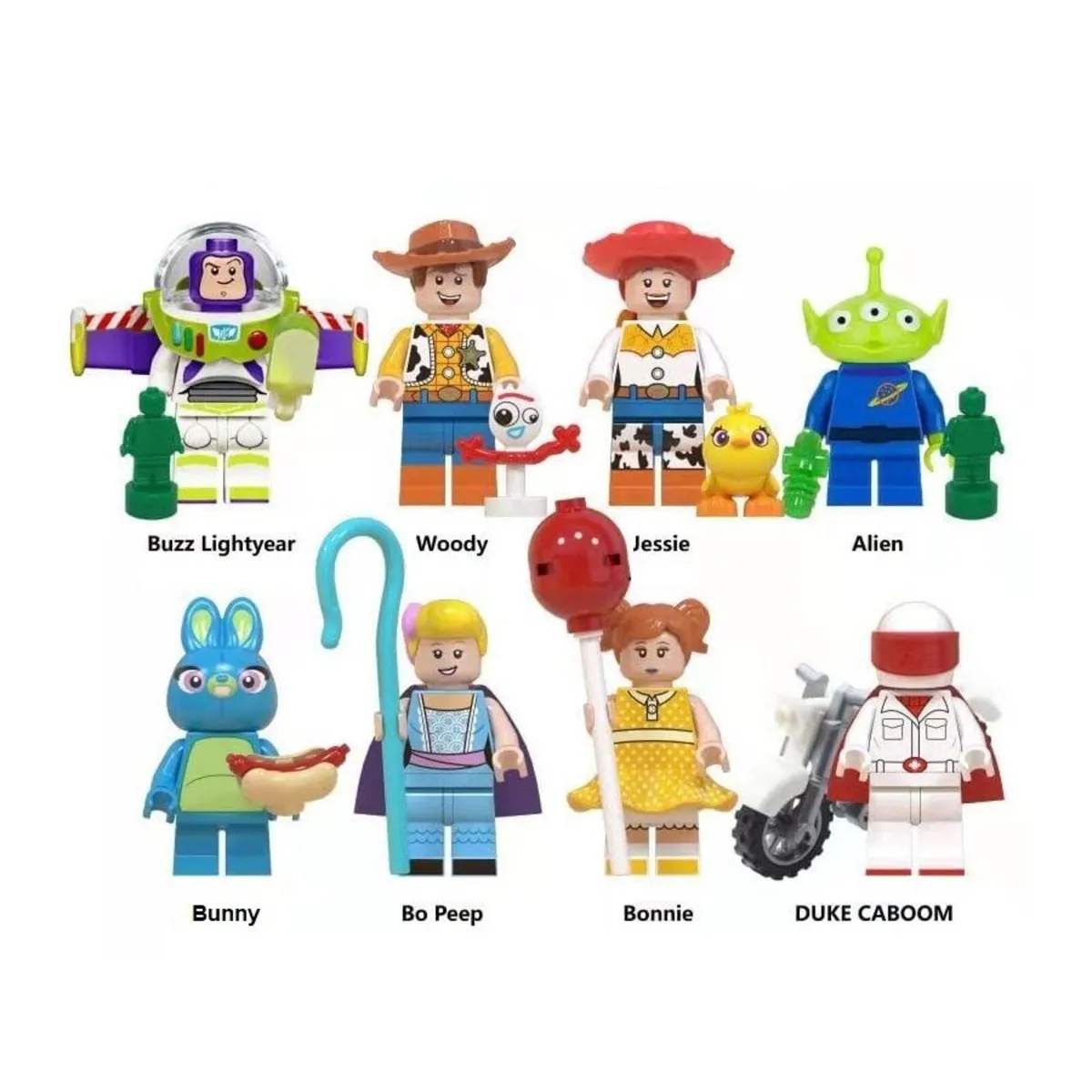 Toy Story 30th Anniversary Minifigure Bundle 8-Pcs - Image 1
