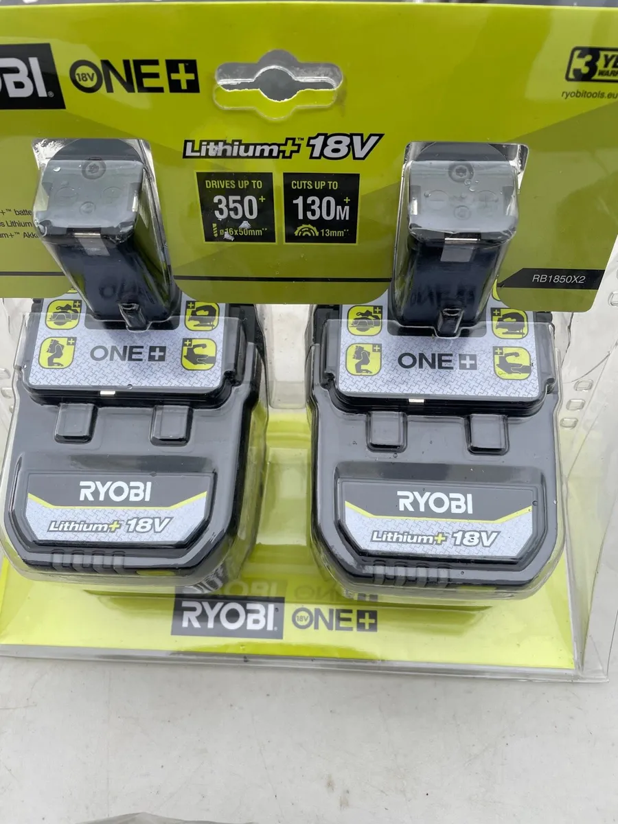 Ryobi 5amp battery’s - Image 2