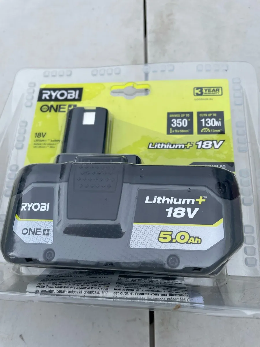 Ryobi 5amp battery’s - Image 3