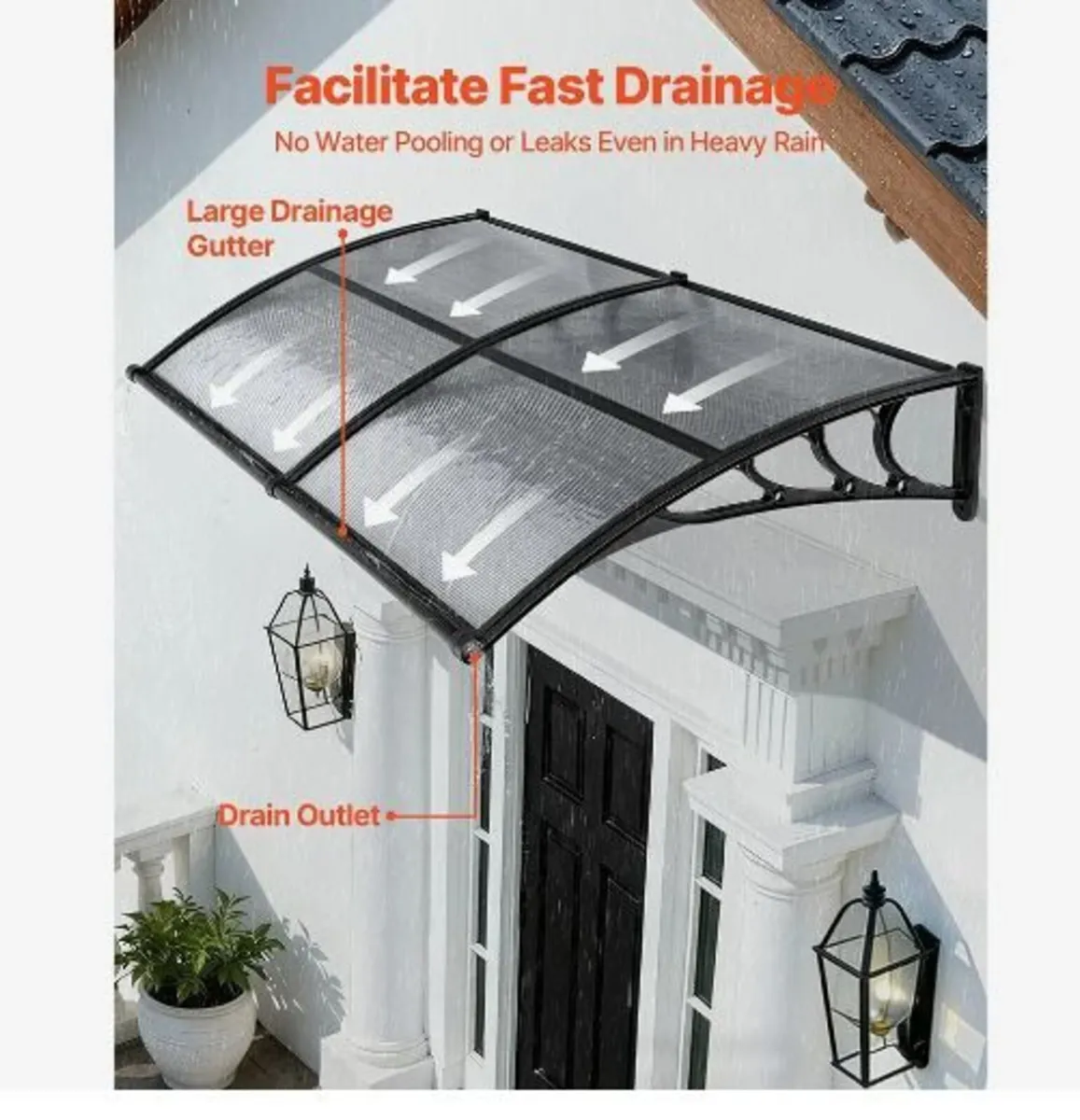 Awnings for Door Entrance, 38 x 78 in - Image 3