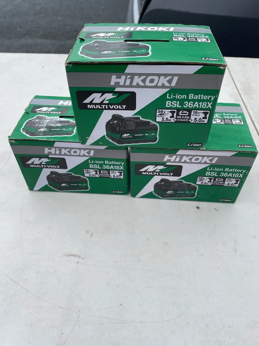 Hikoki multi tool battery’s - Image 1