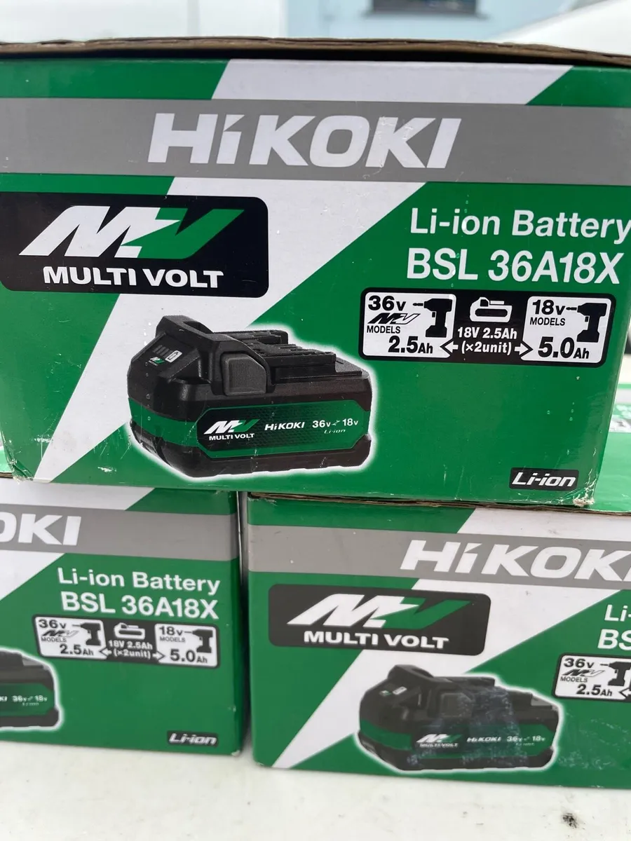 Hikoki multi tool battery’s - Image 2