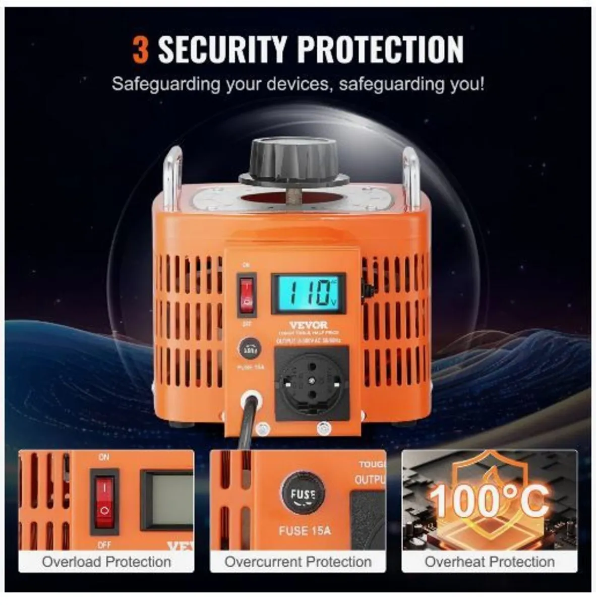 3000VA Auto Variable Voltage Transformer - Image 4