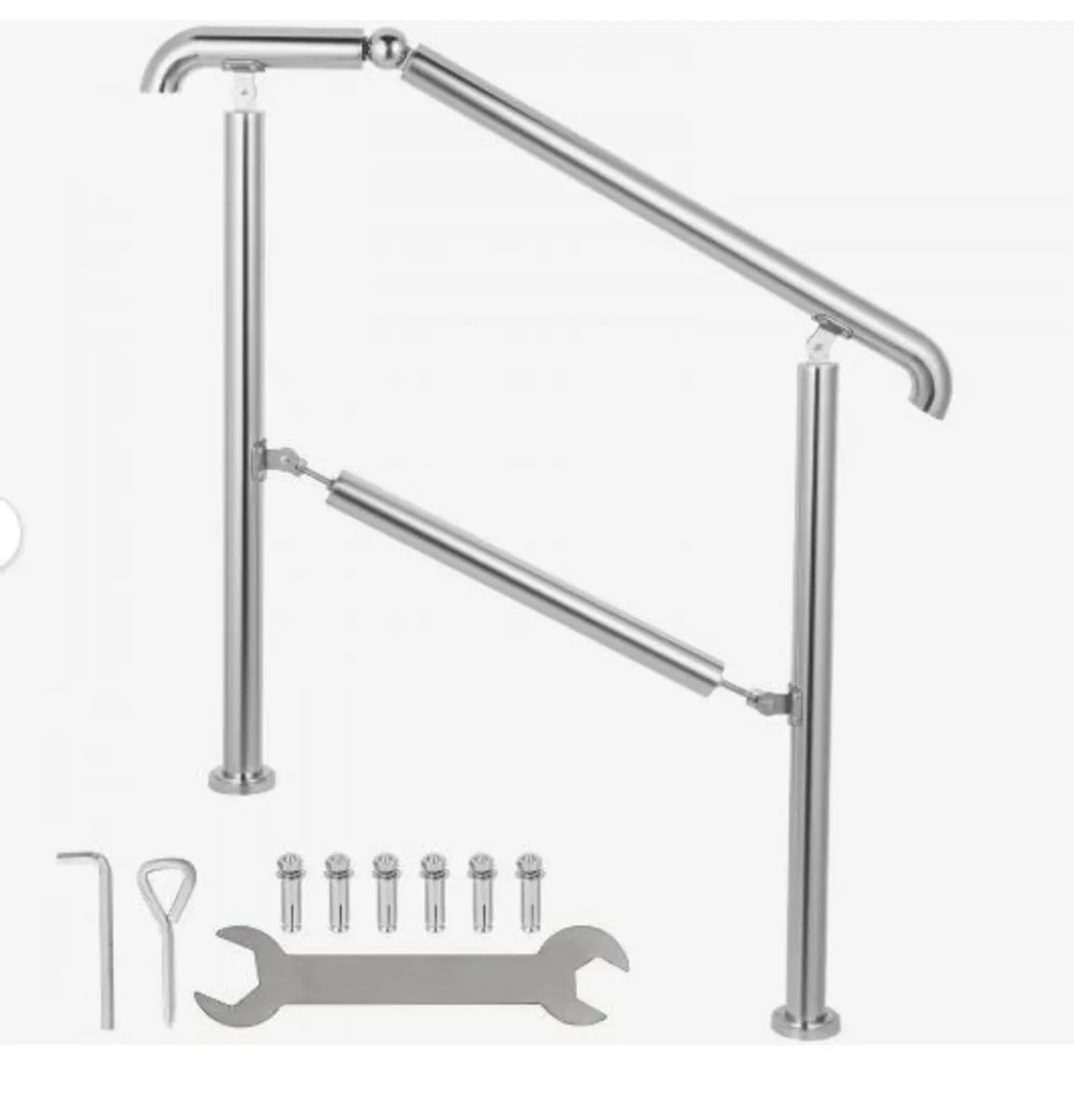 3 Step Railing Stainless Steel Transitional - Image 3