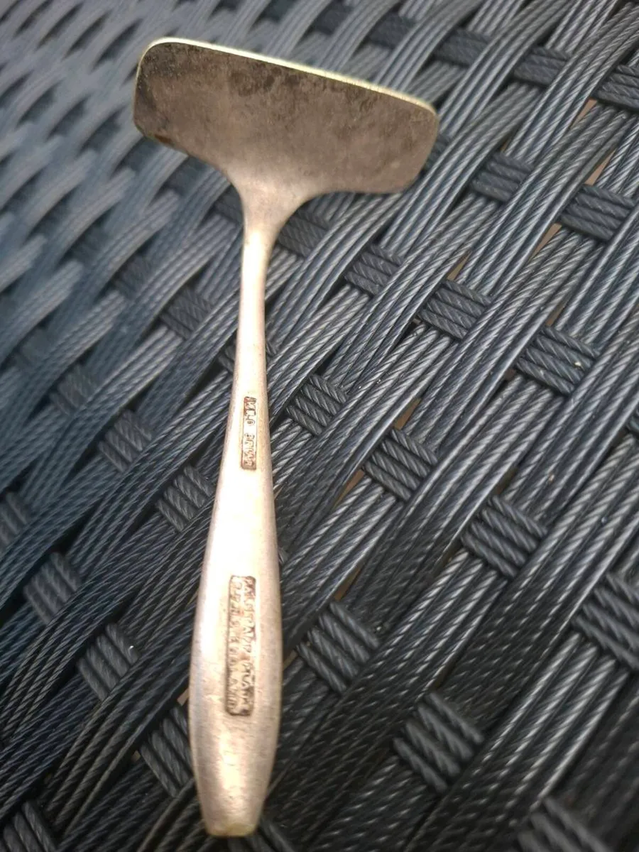 Vintage stamped Silver plated Child Spoon & Pusher - Image 3