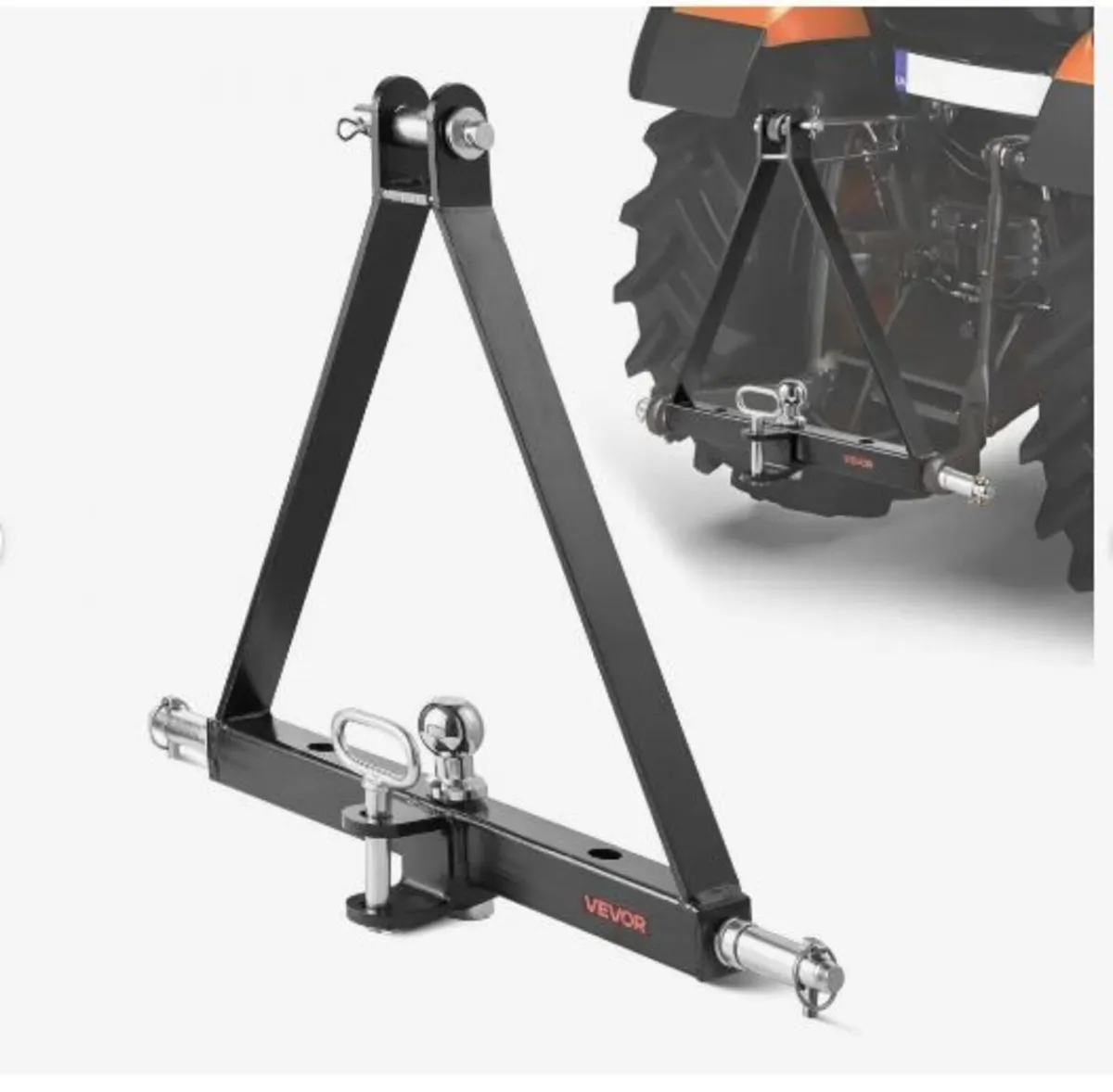 3 Point Hitch Receiver with 2 in Receiver - Image 1