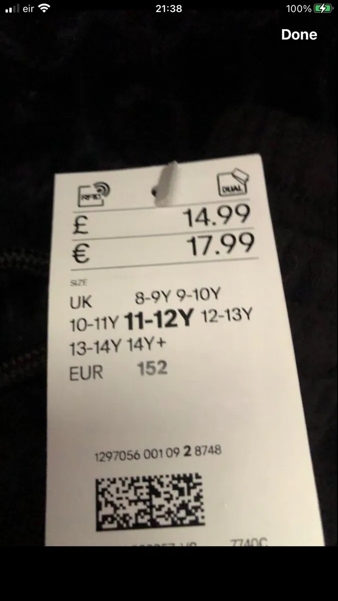 Boys BNWT bottoms age 11/12 €10 - Image 3