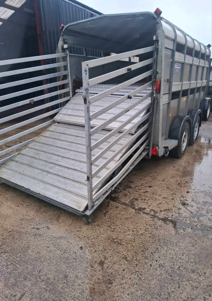 Sheep trailer fold up decks - Image 2