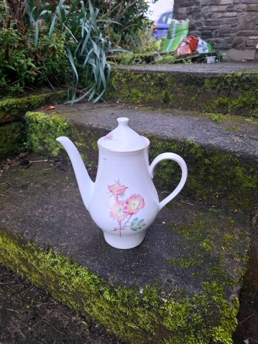 Floral china tea pot postage possible