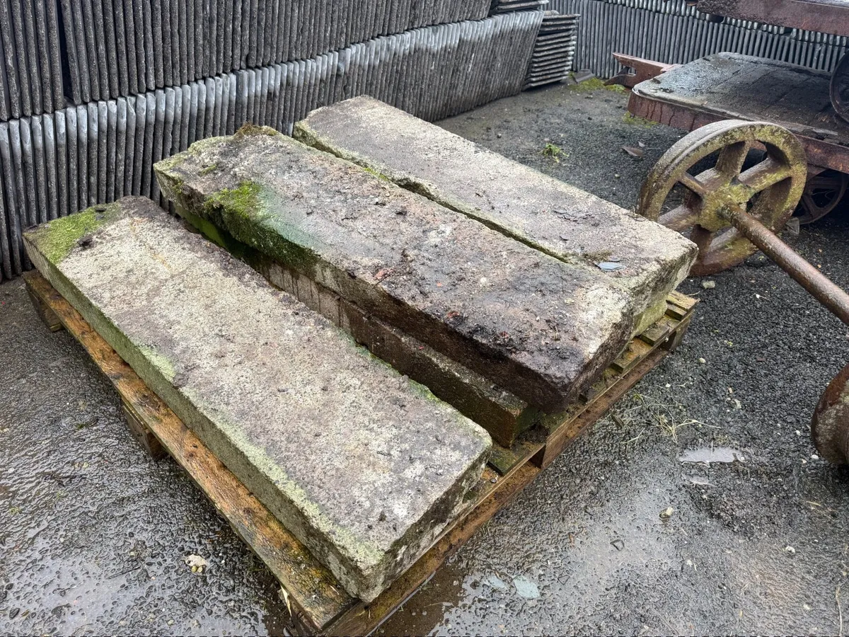 Five Reclaimed Granite Sills - Image 2