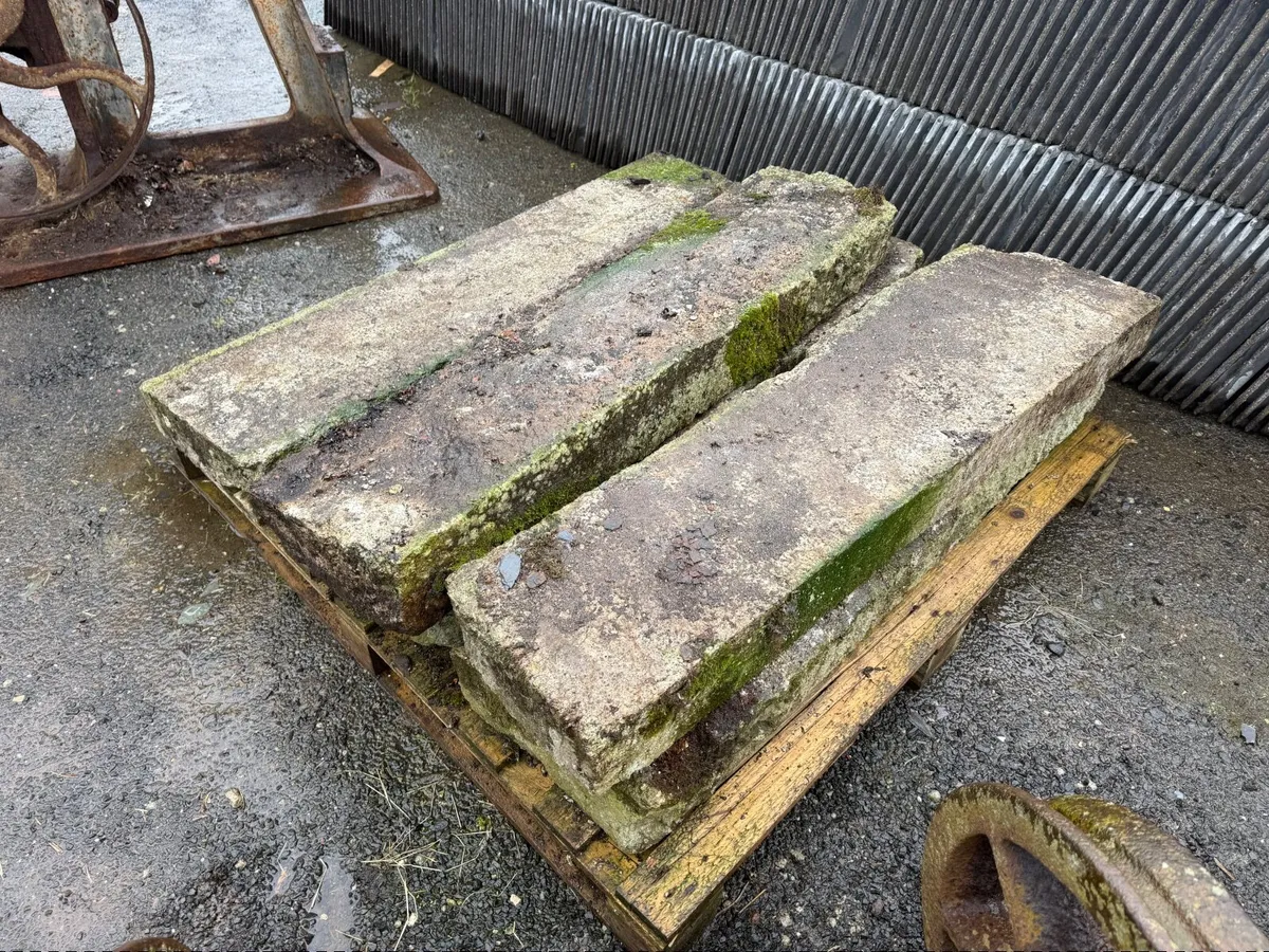 Five Reclaimed Granite Sills - Image 3