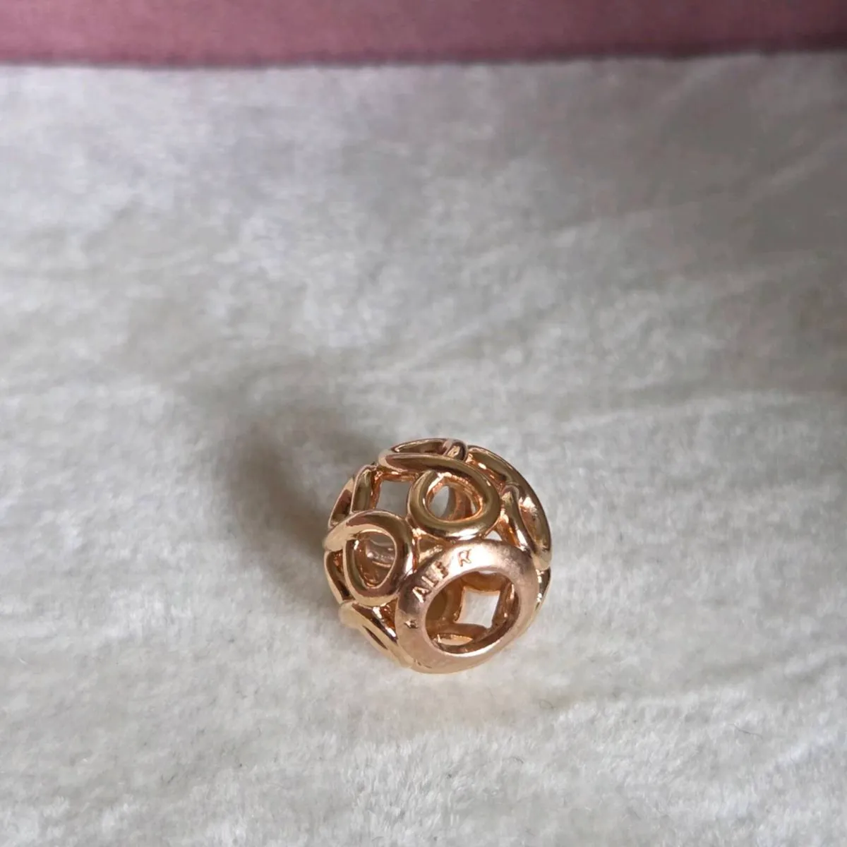 Pandora openwork infinity charm rose gold - Image 2