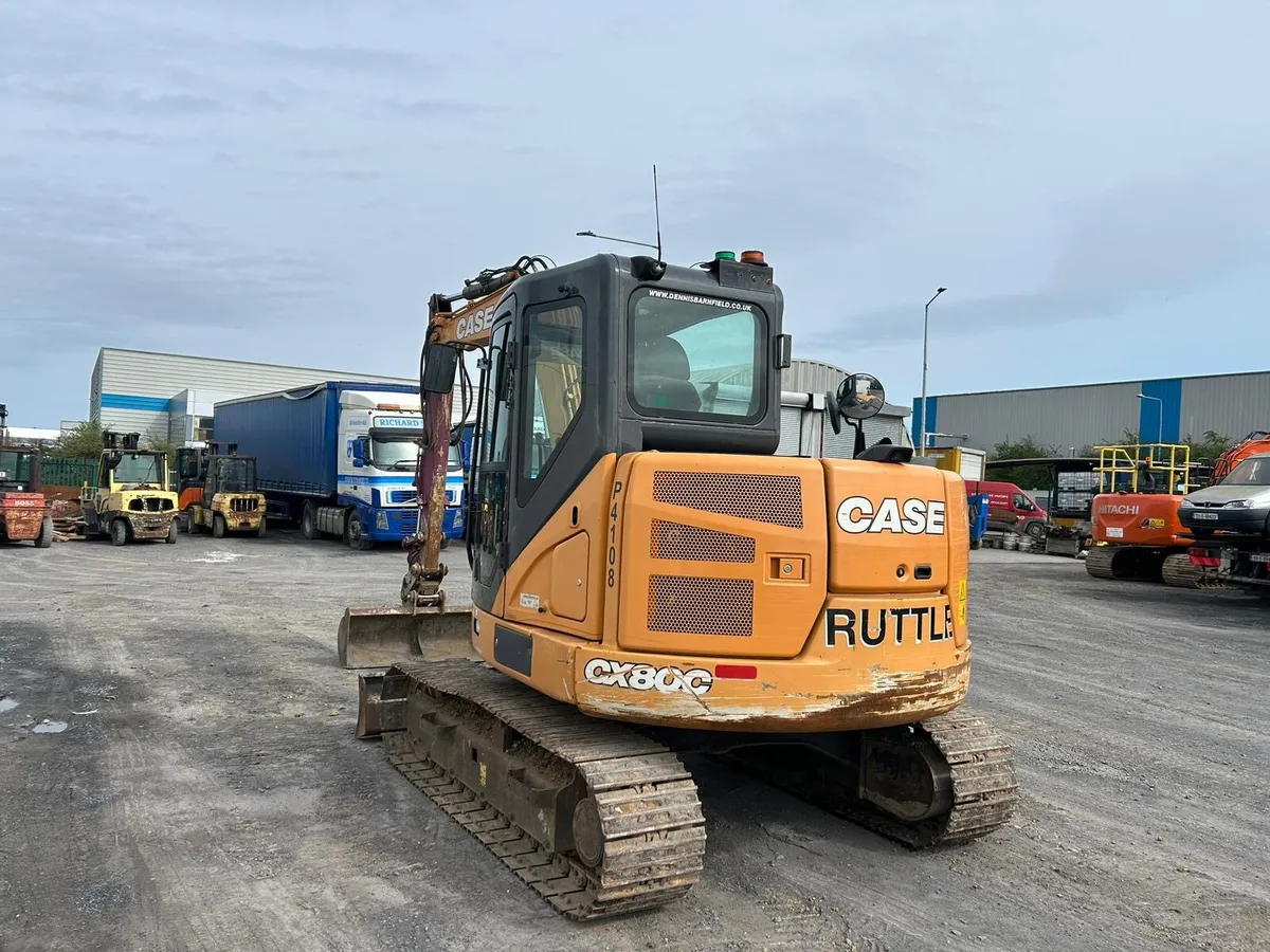 2018 case 80c 8 tonne - Image 2