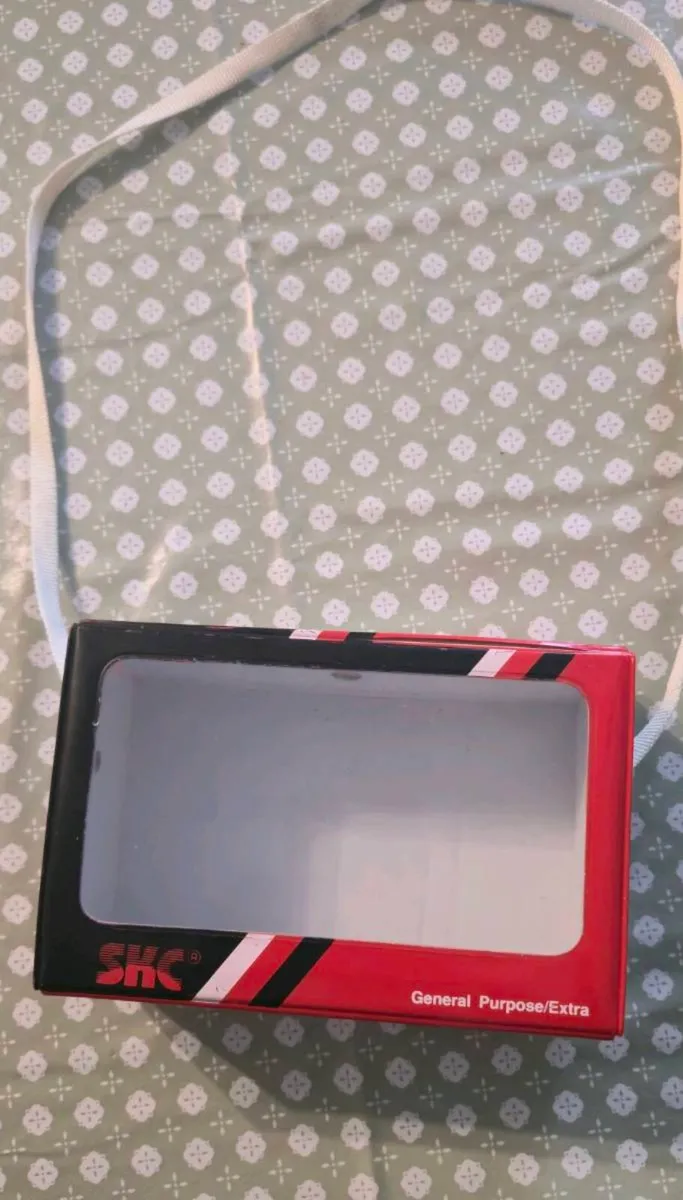 VINTAGE BOX SKC FOR 10 TAPE CASSETTES  RARE - Image 4