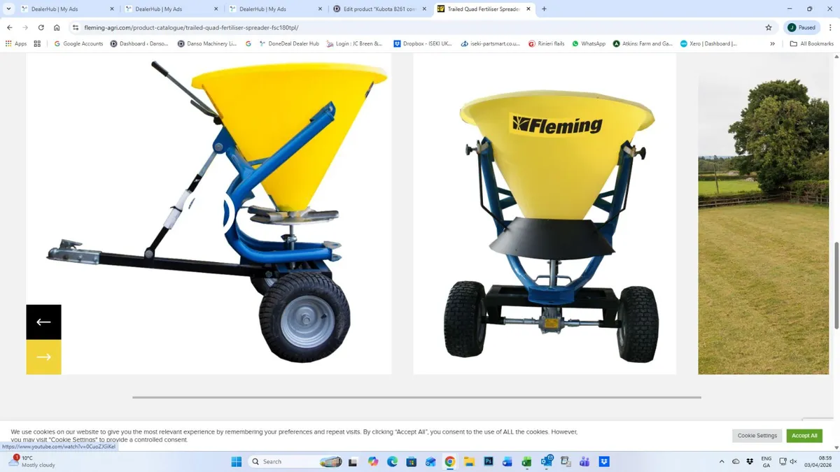 Fleming quad spreader