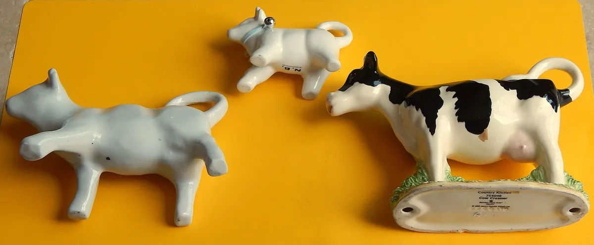 3 Cow Creamers, 2 by Newbridge & Border Fine Arts - Image 3