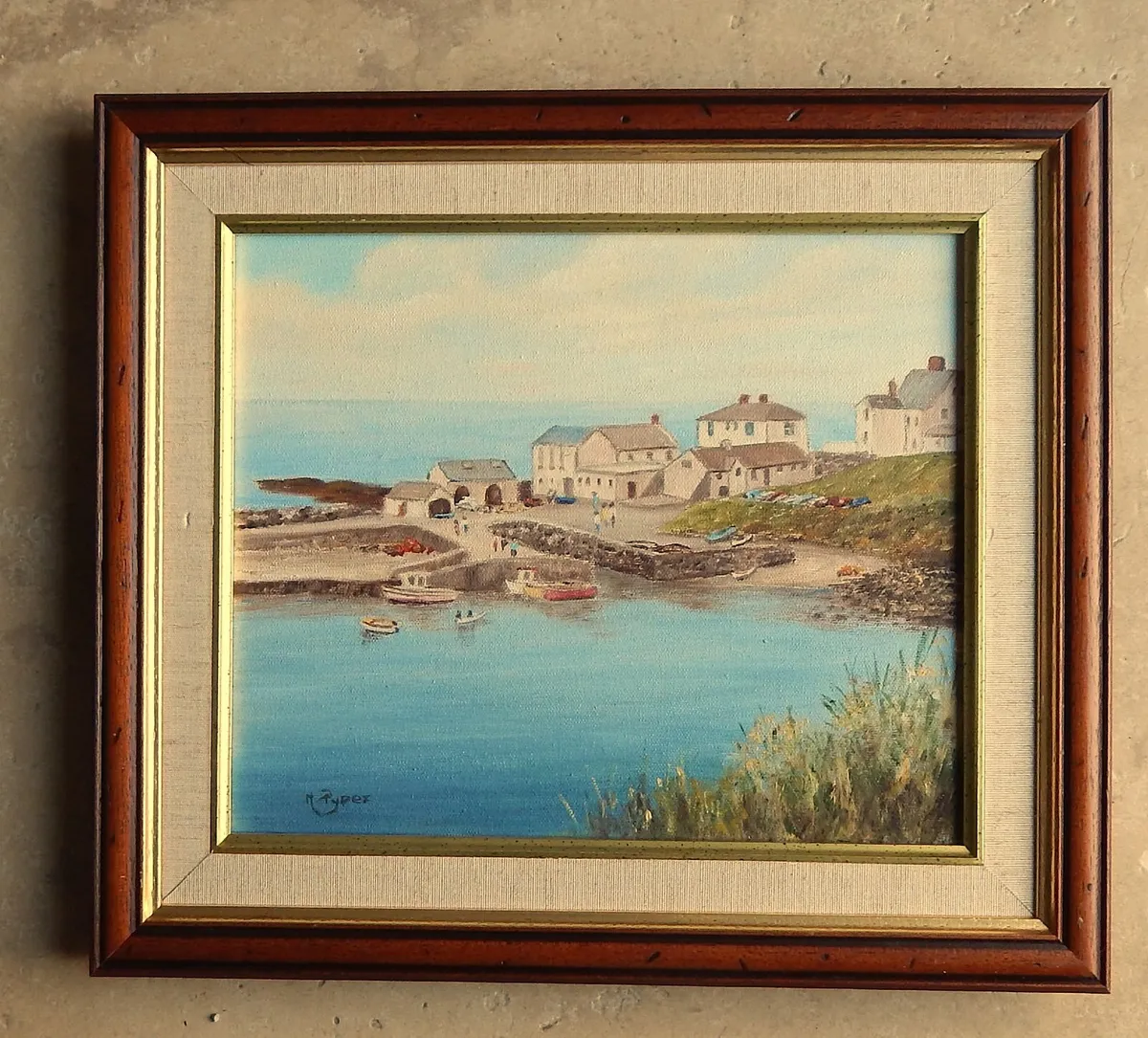 Signed Oil on Canvas Painting - Image 1
