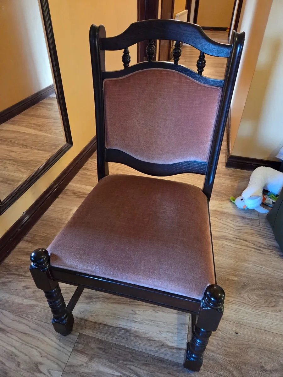 Mahogany Dining Table & 6 Chairs - Image 4