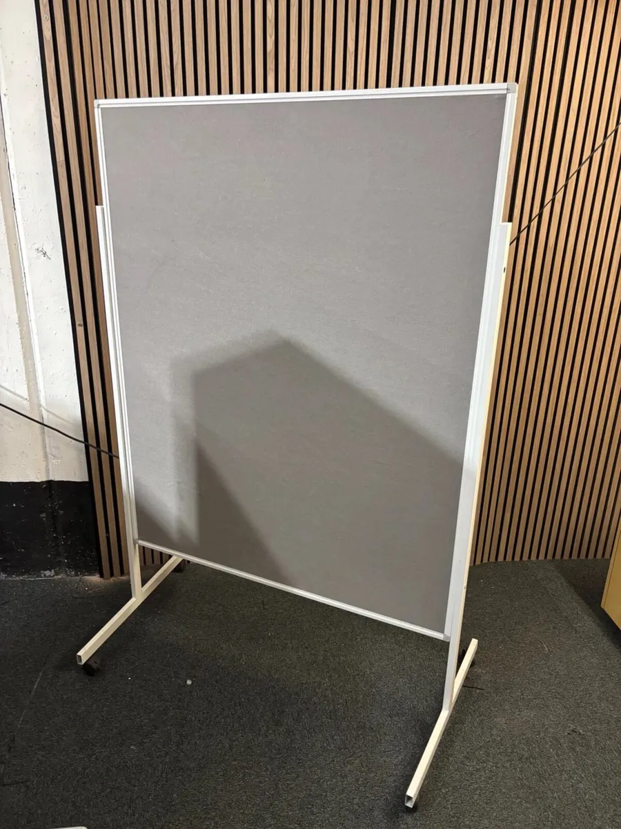Floor standing fabric screen dividers @ CJM - Image 1
