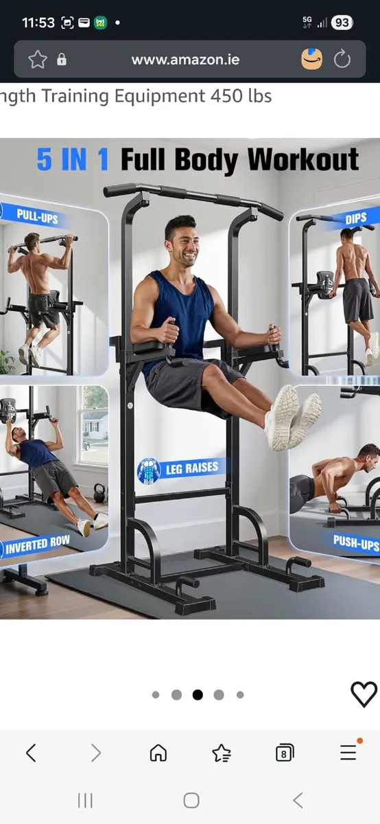 Sportsroyals Power Tower Dip Station - Image 3