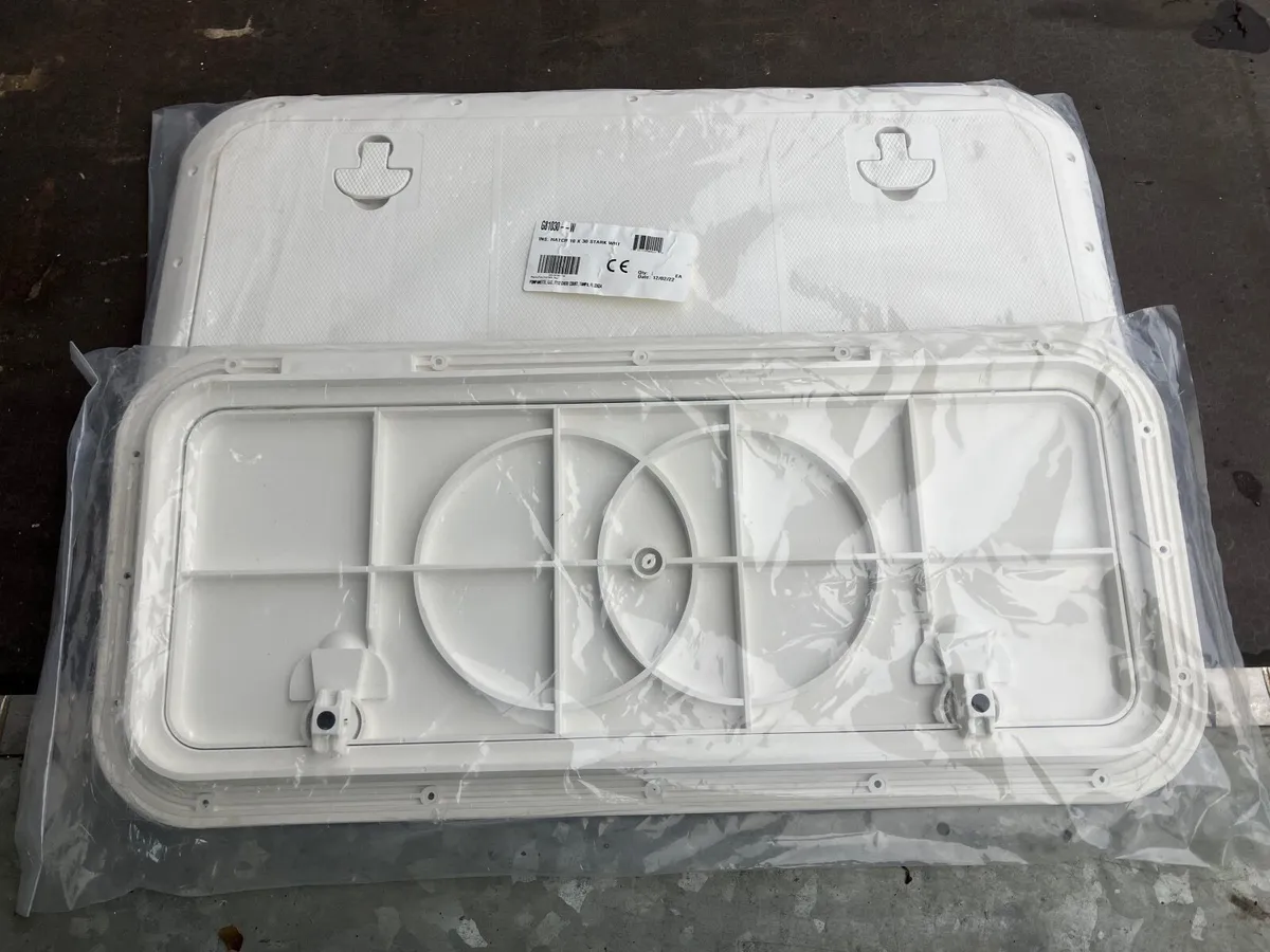 BOAT HATCH FOR STORAGE AREAS BRAND NEW 30X10 INCH - Image 2