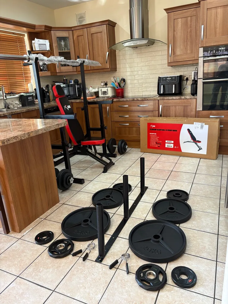 COMPLETE GYM SET, MOST ITEMS NEW! BEST SET HERE!!! - Image 3