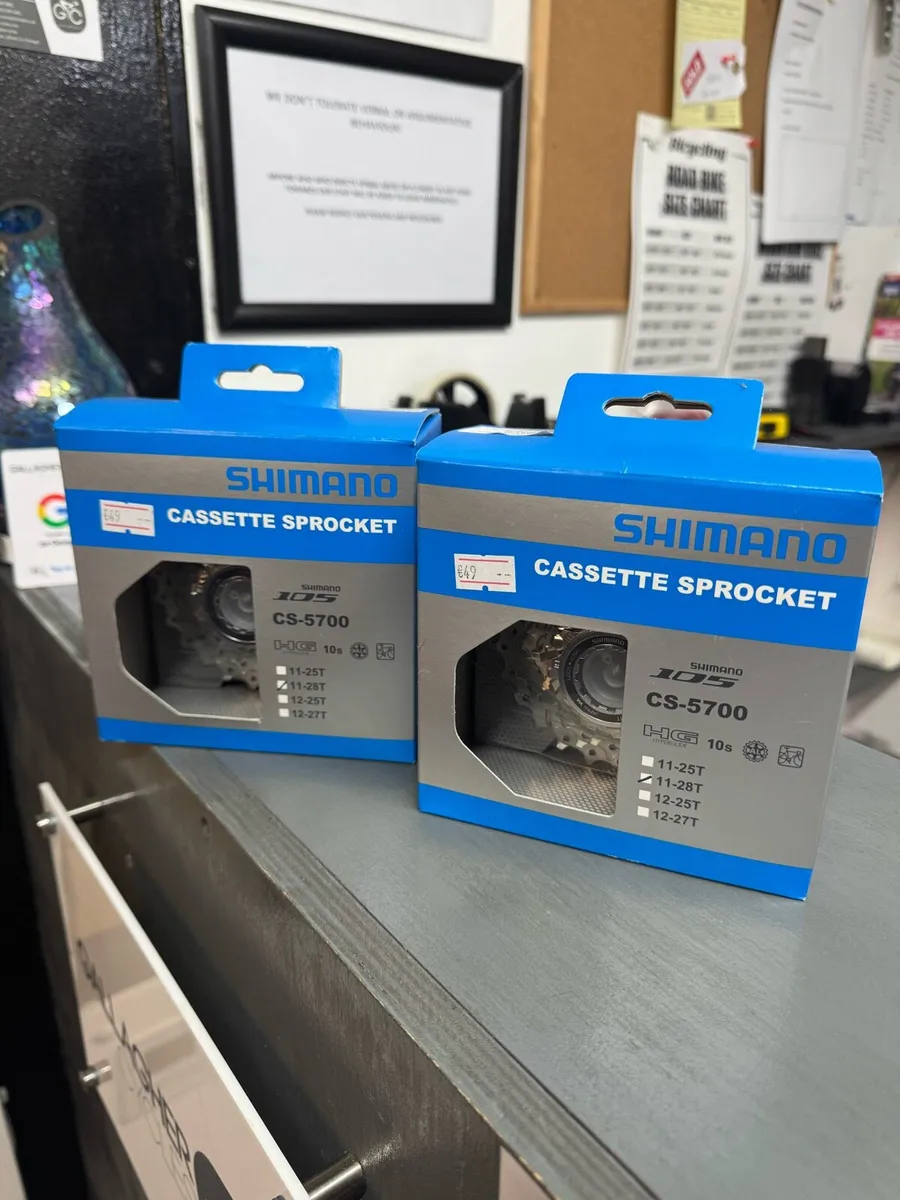 Free delivery - Shimano 105 10 speed Cassettes