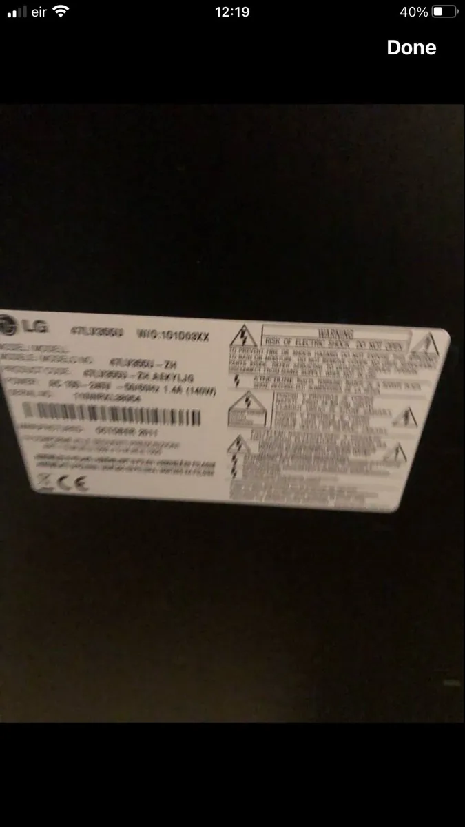 LG 43” Tv €70 - Image 4