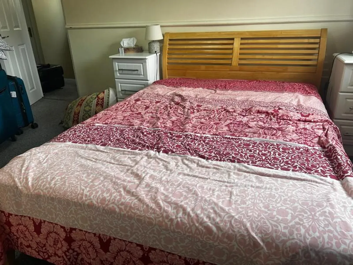 Double Bed with Mattress - Image 1