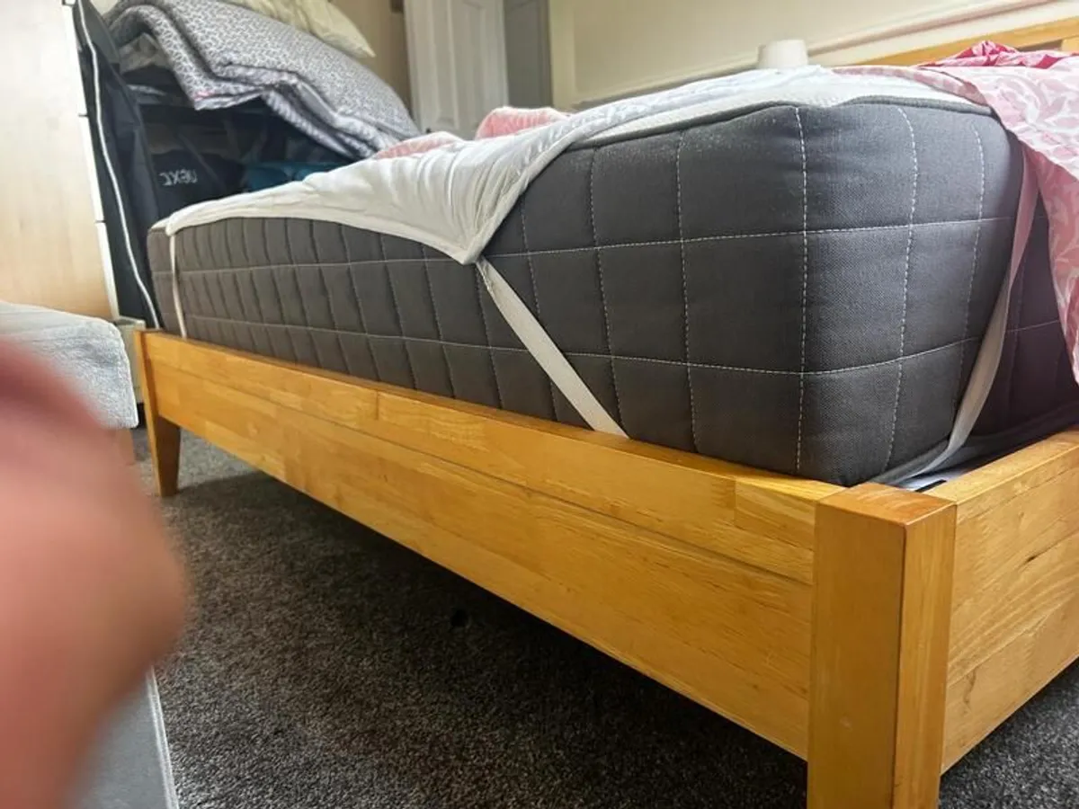 Double Bed with Mattress - Image 2
