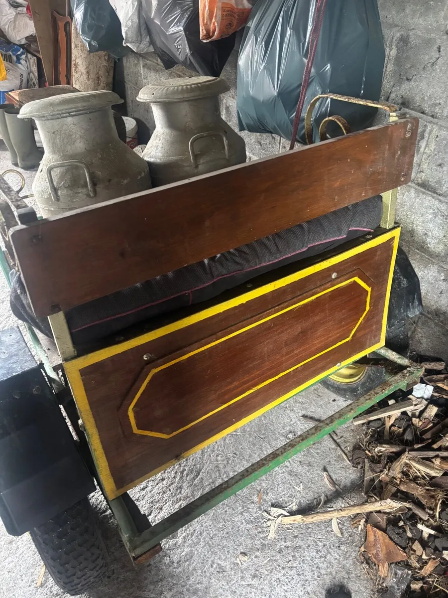 Horse Cart and Churns - Image 4