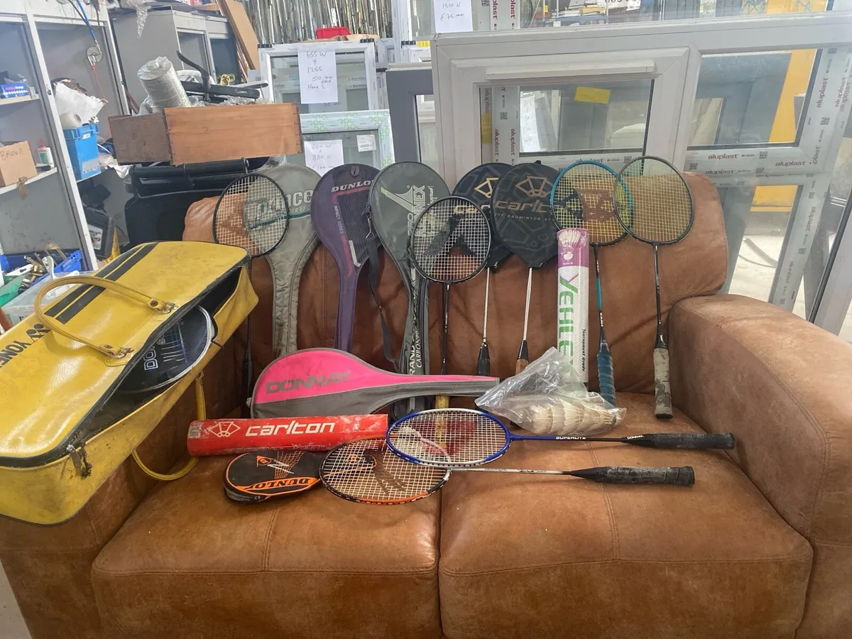 Badminton rackets and bits