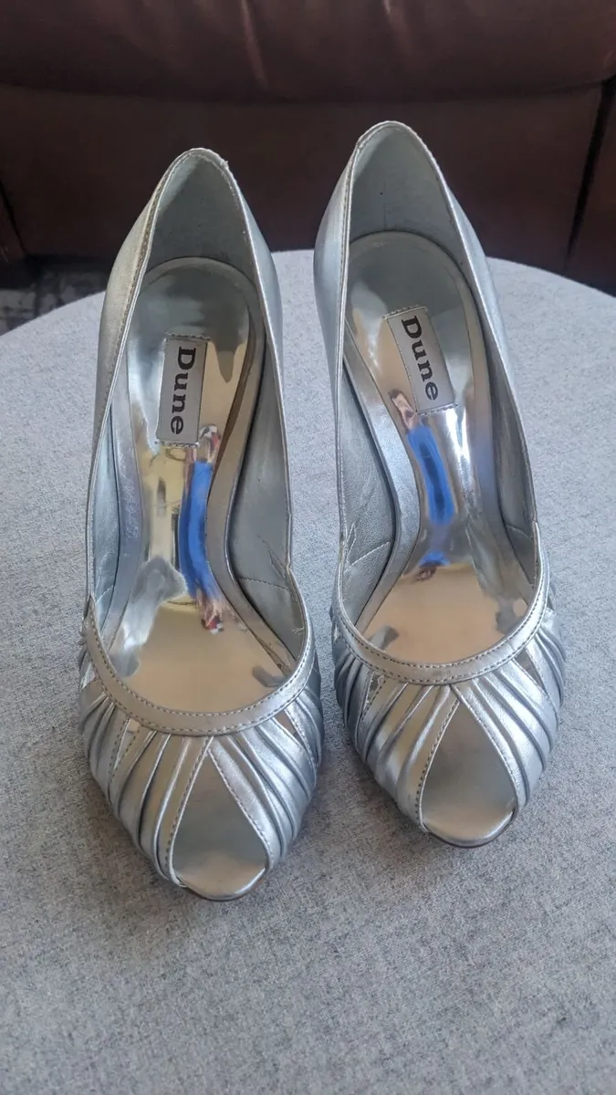 Dune Silver heels - Image 1