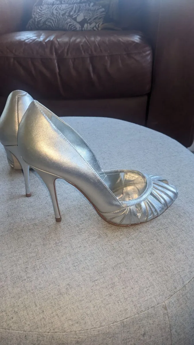 Dune Silver heels - Image 2