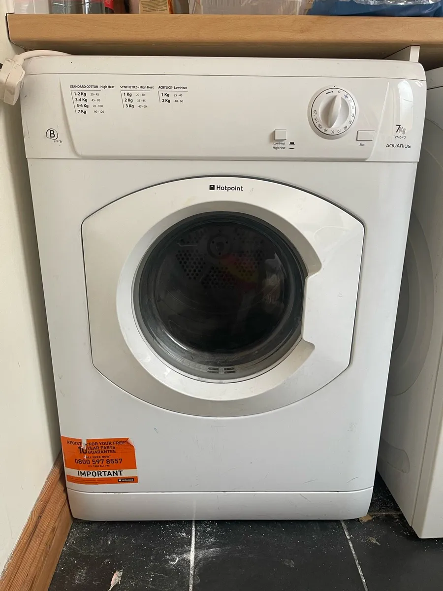 Hotpoint Tumble Dryer 7kg - Image 1